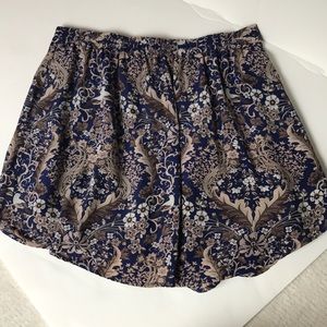 Club Monaco printed skirt